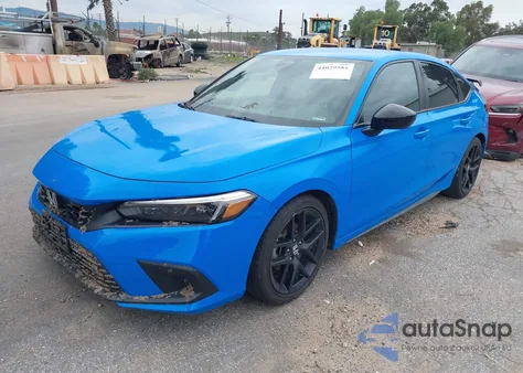 2022 Honda Civic Sport z USA, uszkodzony, nr VIN 19XFL2H85NE009380